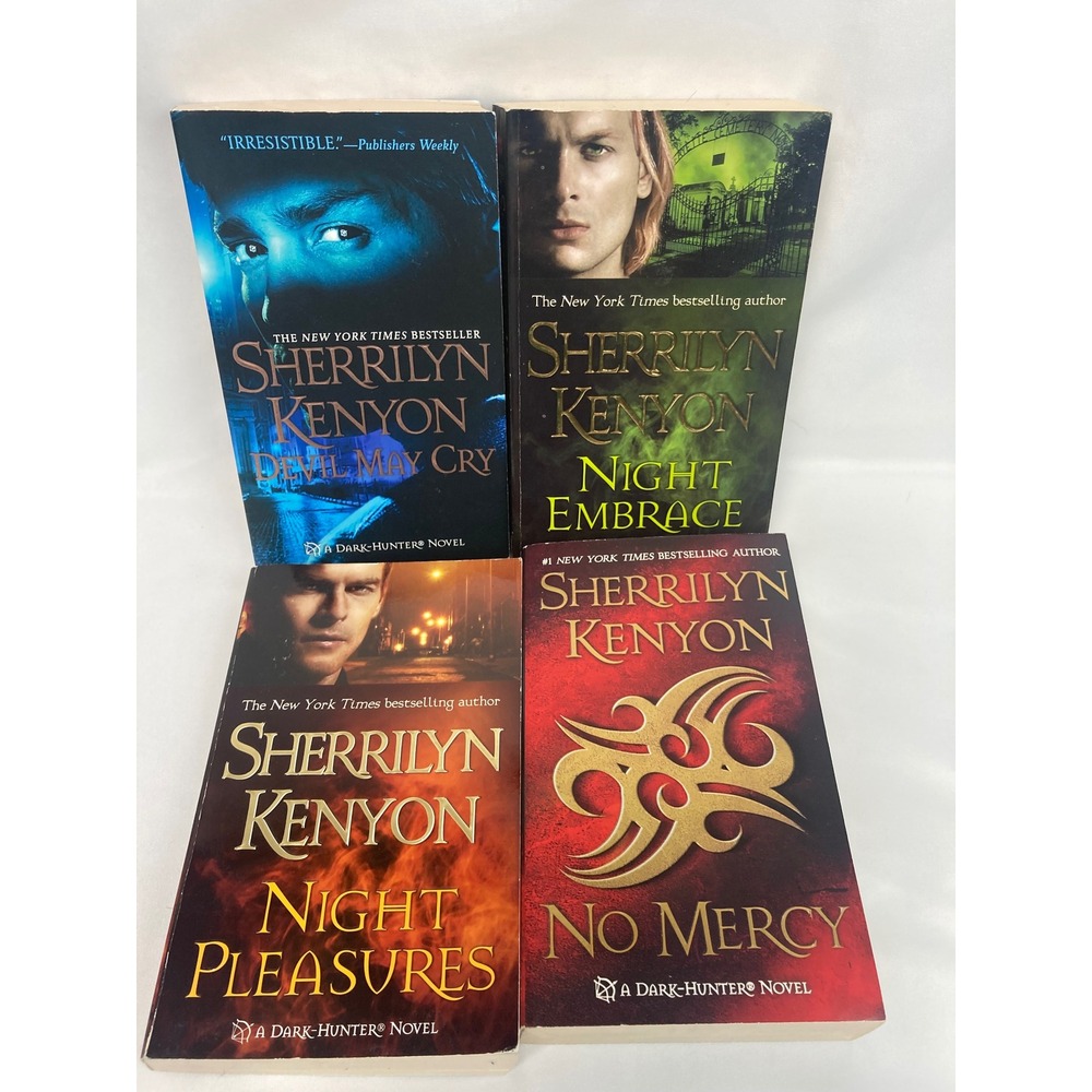 Sherrilyn Kenyon Dark-Hunter Paranormal Romance Paperback Lot of 4